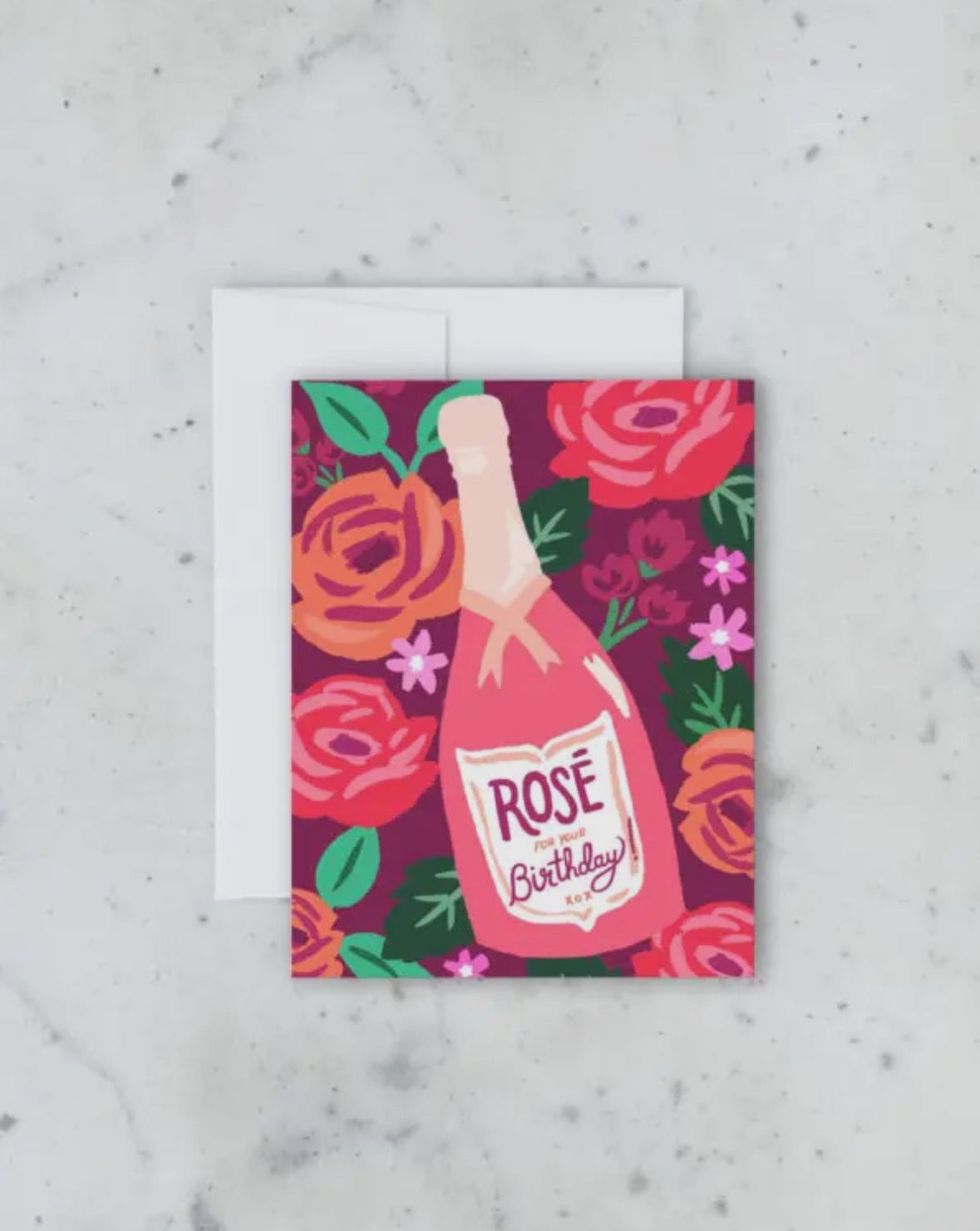 Birthday Rose Card