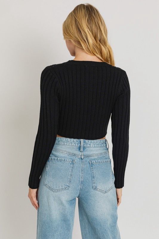 Amy Black Sweater