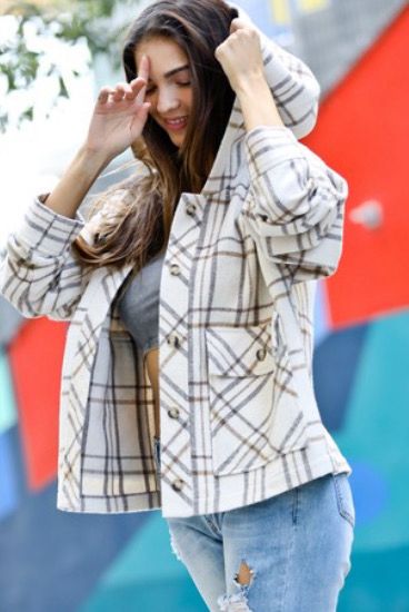 Avril Plaid Jacket