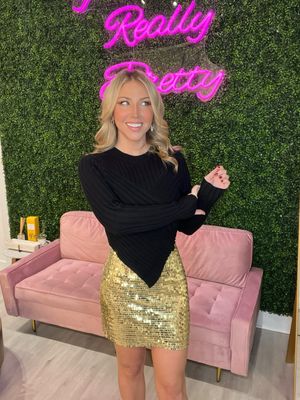 Amy Black Sweater