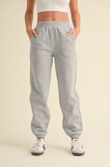 Cozy Fleece Sweatpants GREY