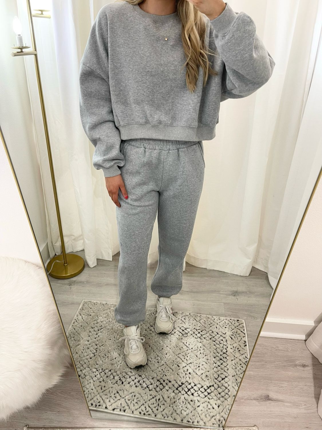 Cozy Fleece Sweatpants GREY