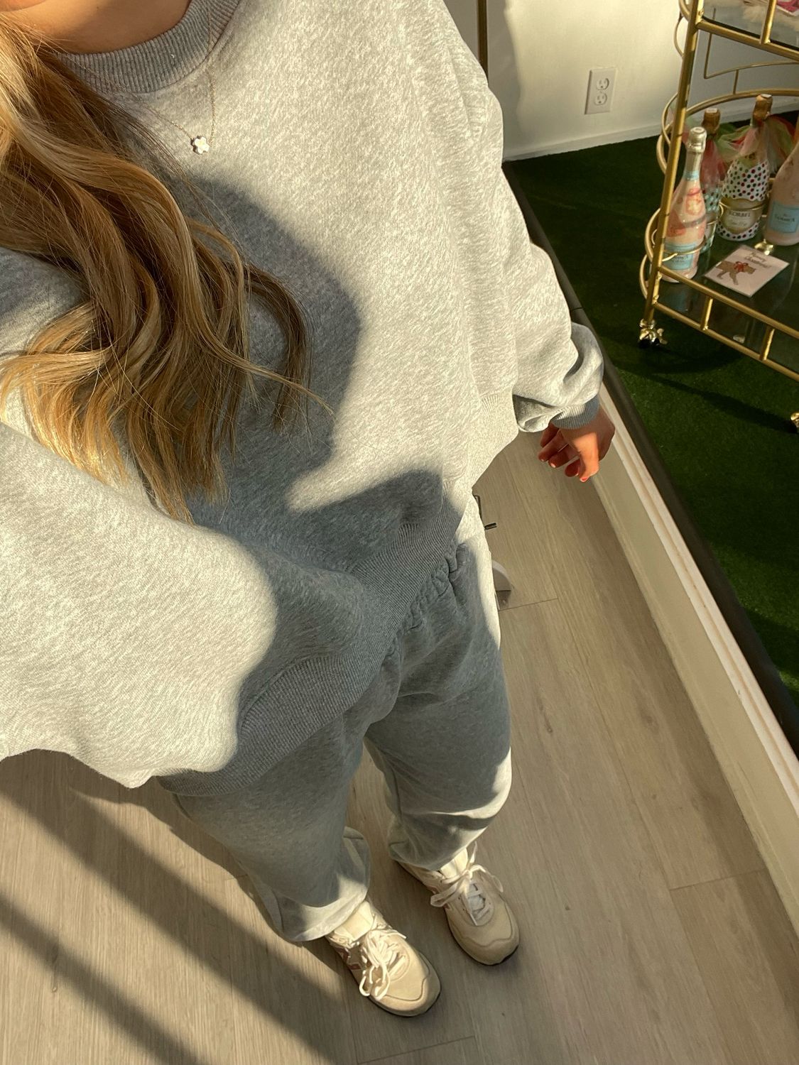 Cozy Fleece Sweatpants GREY