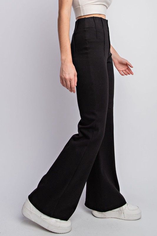 Black Flared Pants
