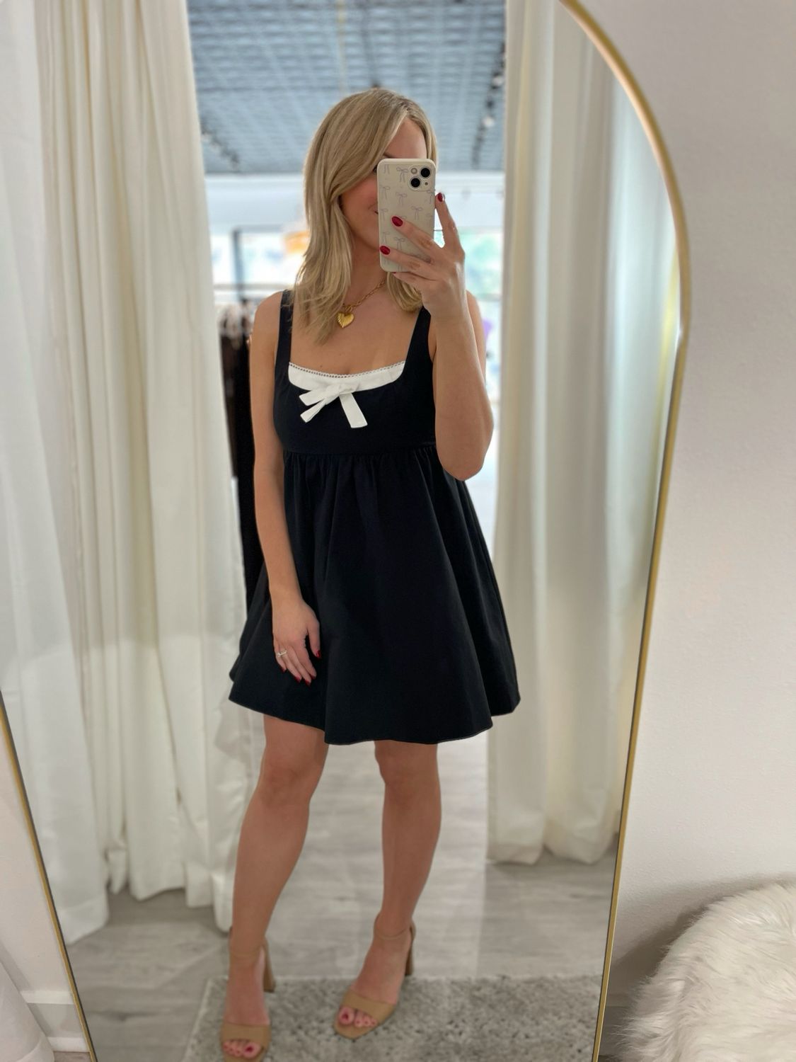 Bow Babydoll Dress