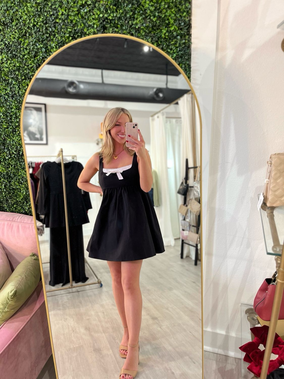 Bow Babydoll Dress