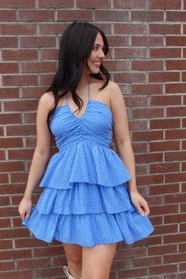 Gingham Mini Dress