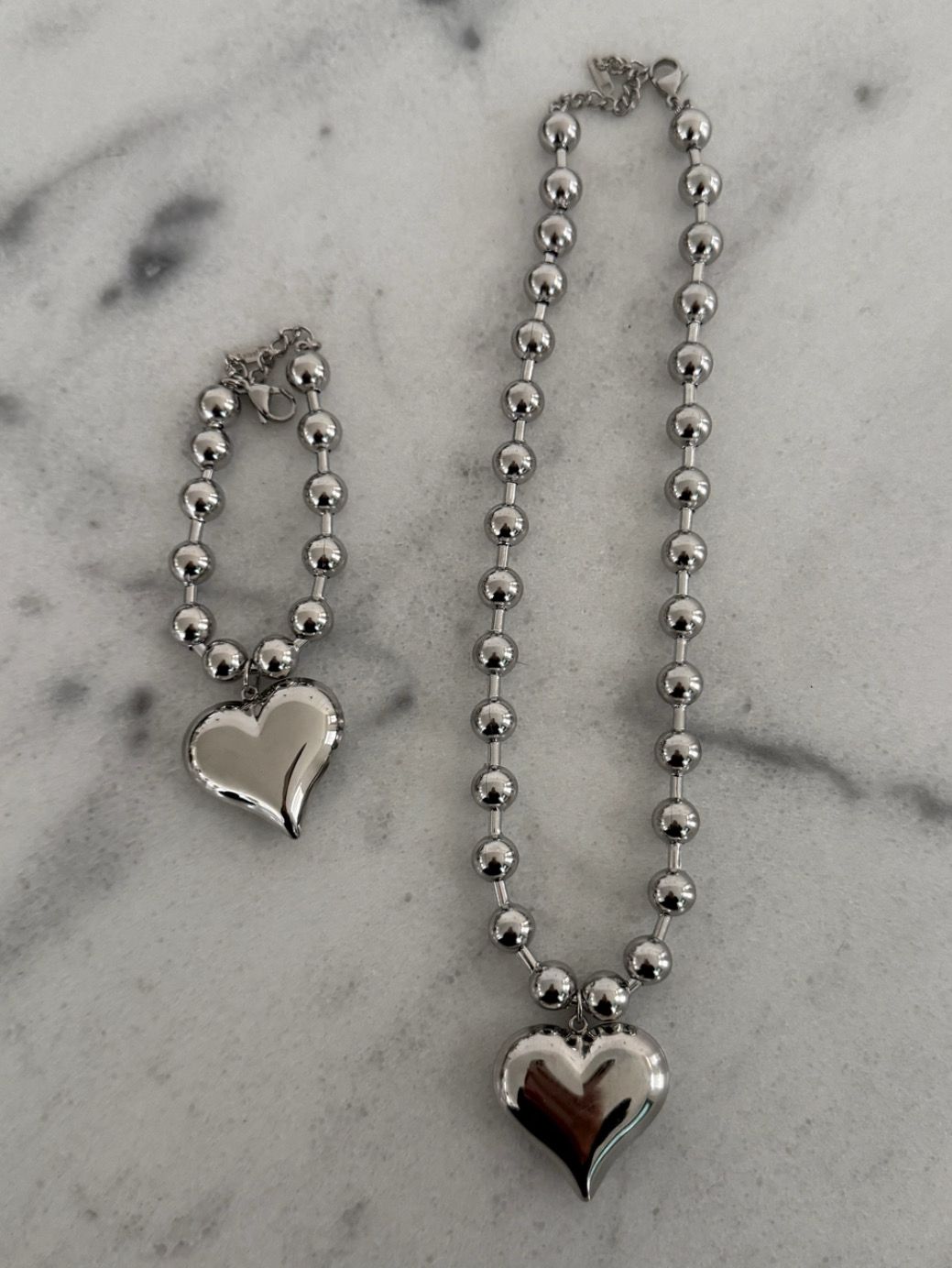 Silver Heart Bracelet
