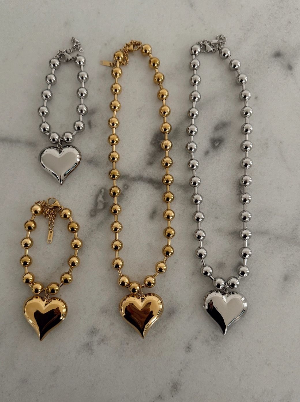 Silver Heart Bracelet