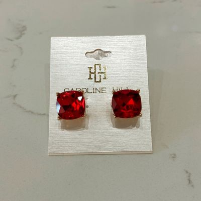 Julien Red Studs
