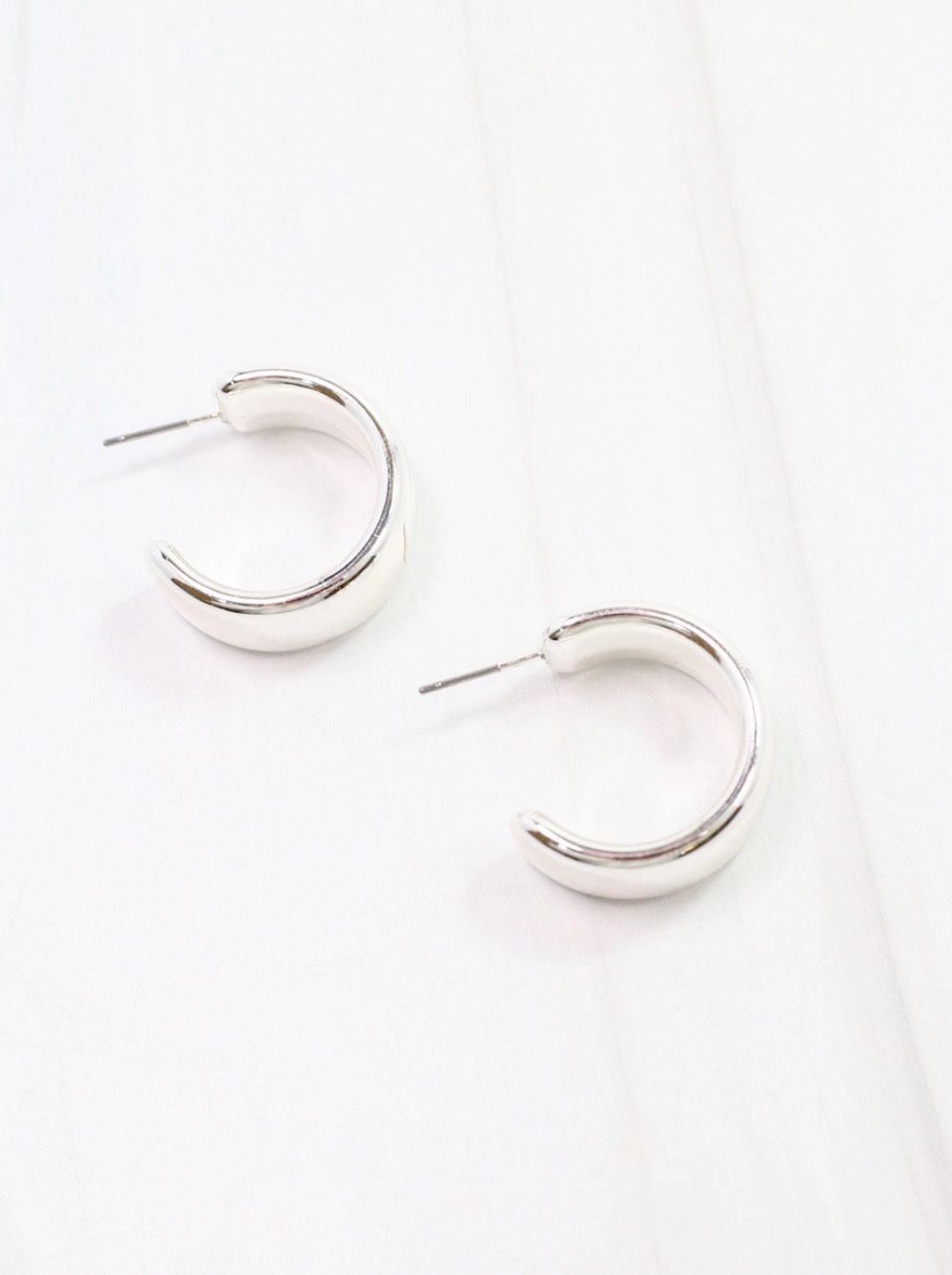 Trina Hoops SILVER