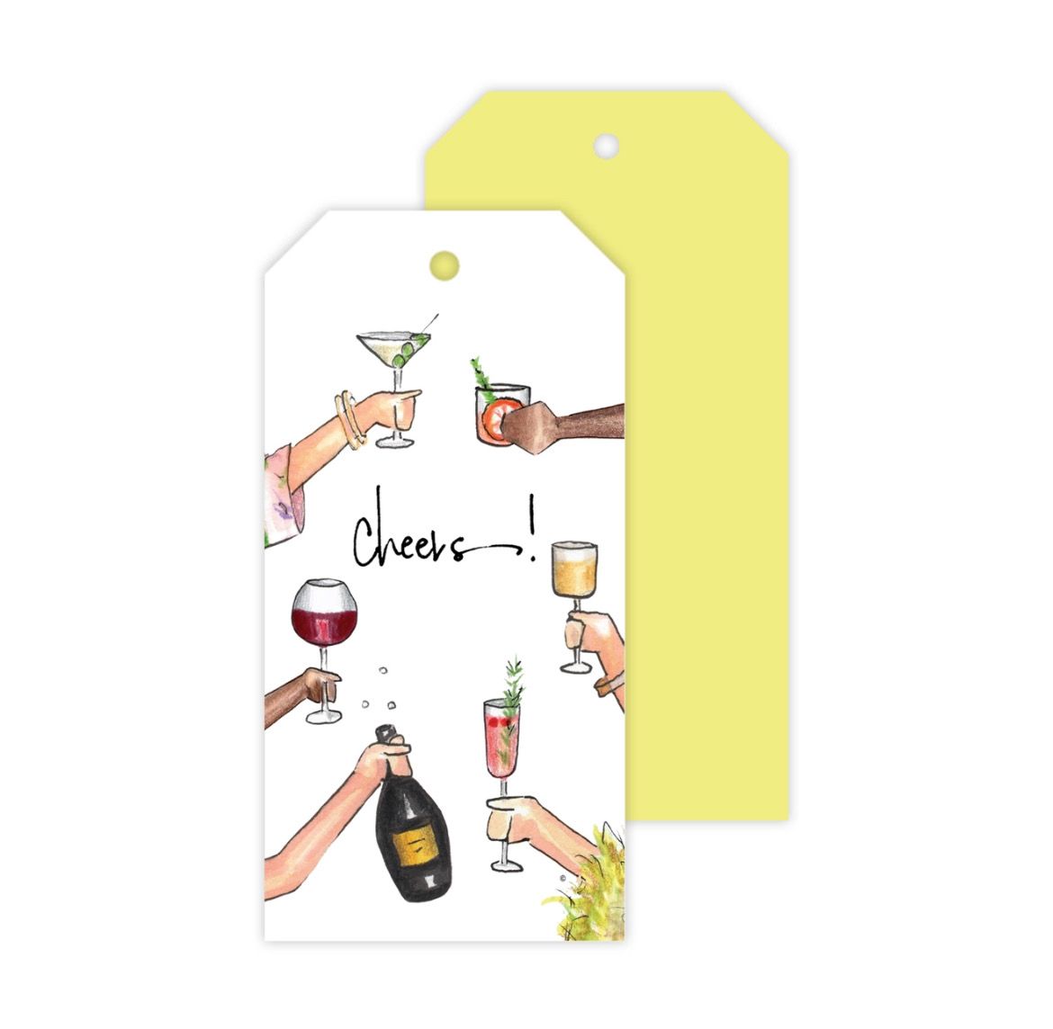 &quot;Cheers&quot; Gift Tags