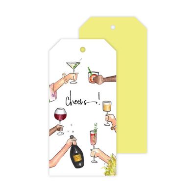 &quot;Cheers&quot; Gift Tags
