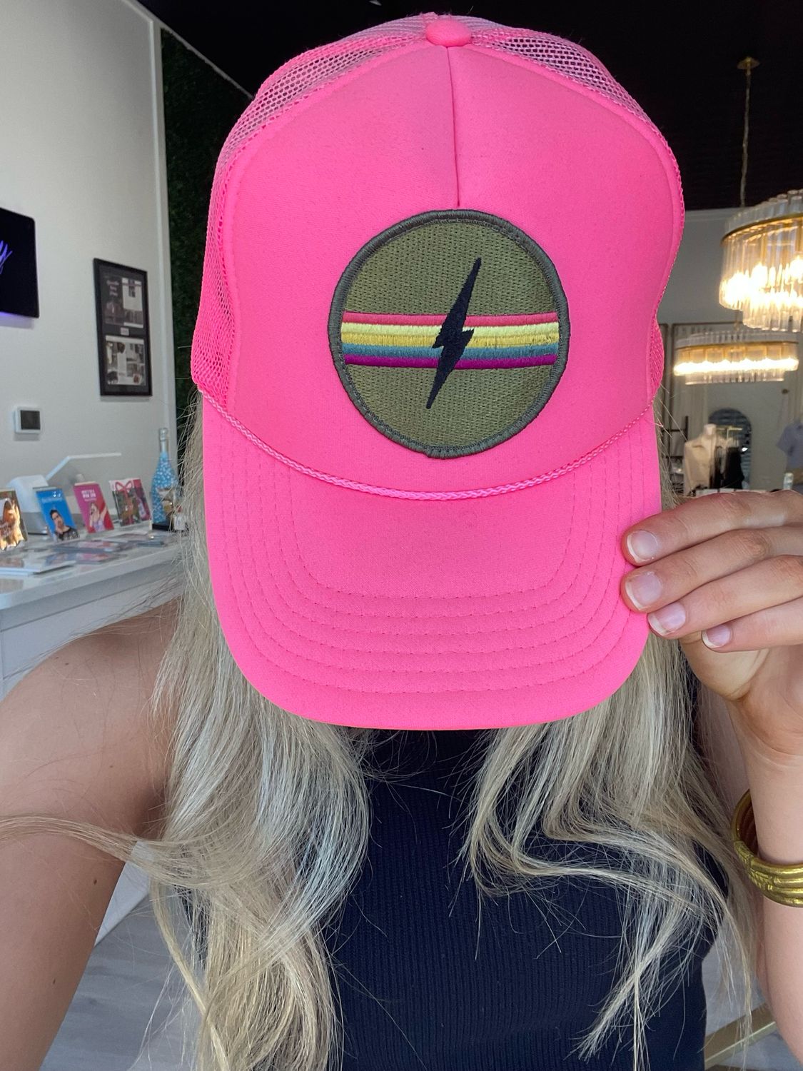Electric Rainbow Hat