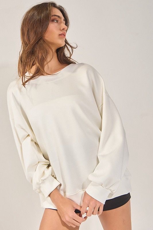 Bow Back Sweatshirt