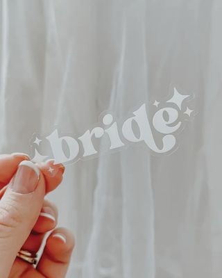 Bride Sticker