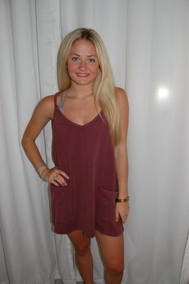 Sporty Romper PLUM