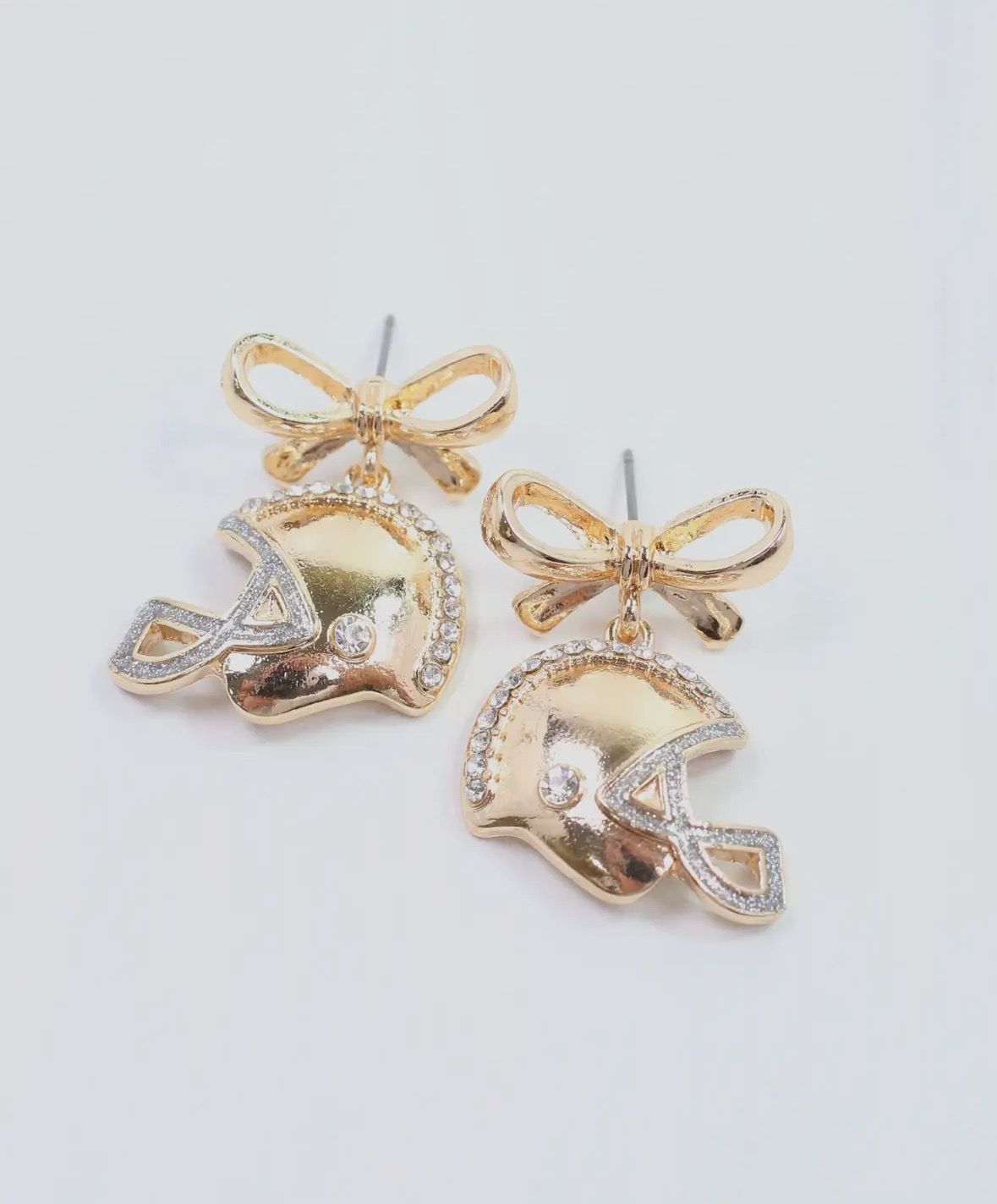 Bow Helmet Earrings