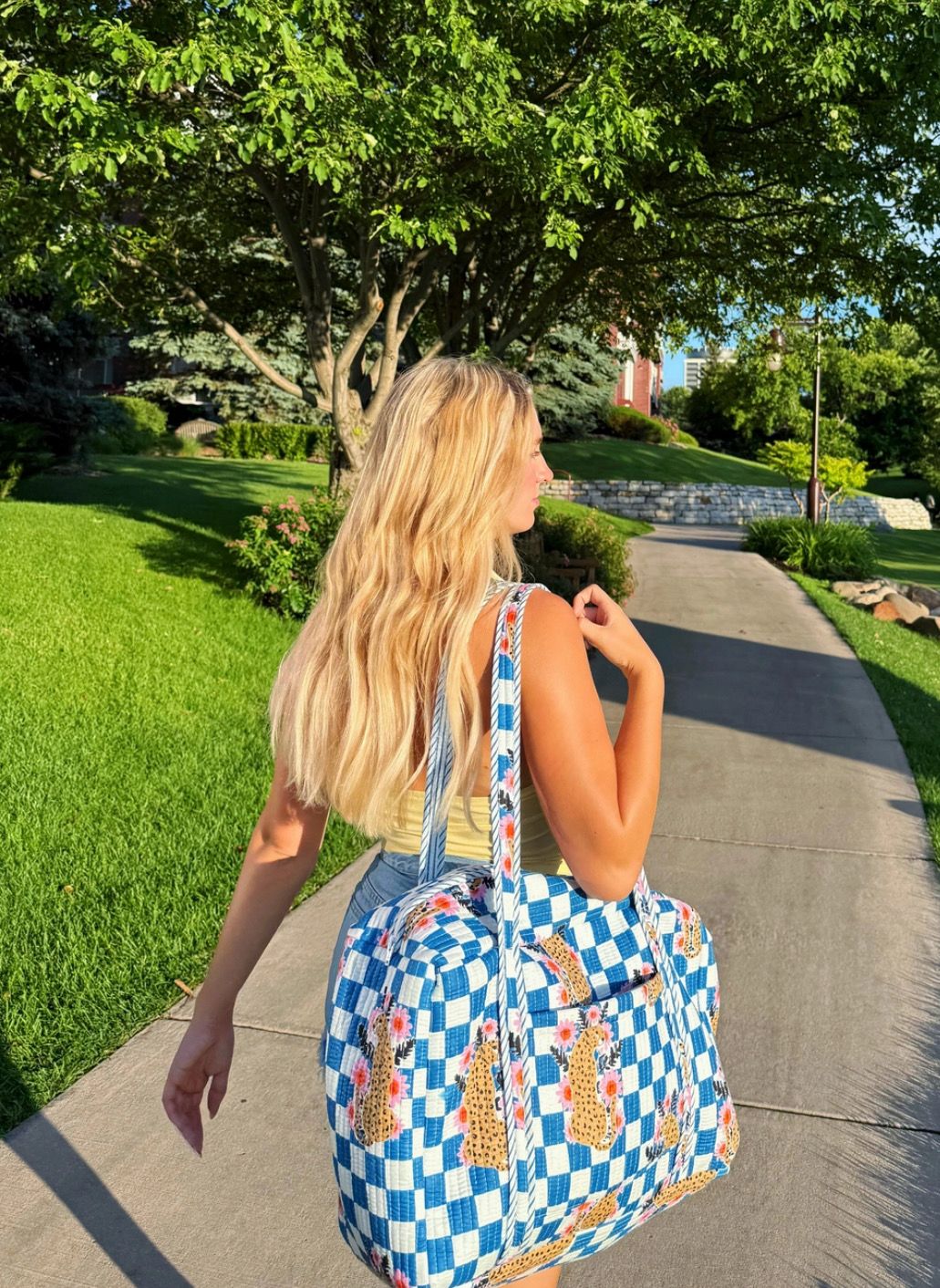 Quilted Duffle Bag