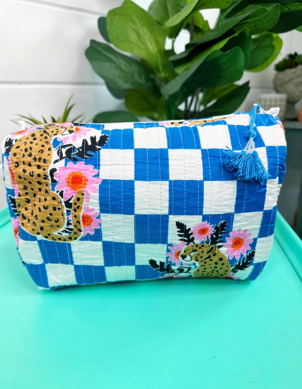 Quilted Makeup Bag