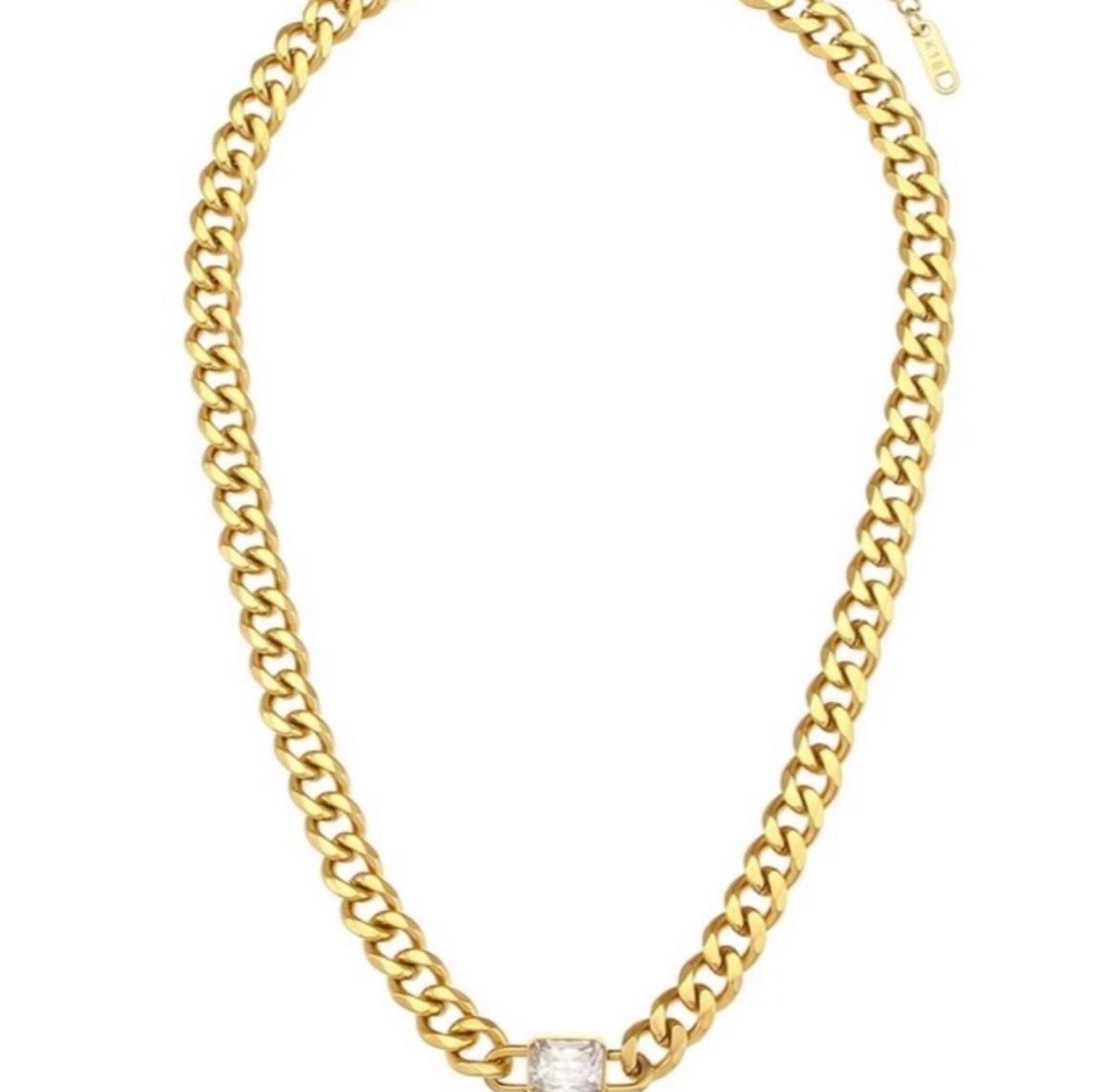 Chain With Diamond Pendant