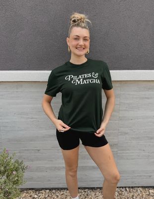 Pilates &amp; Matcha Tee MEDIUM