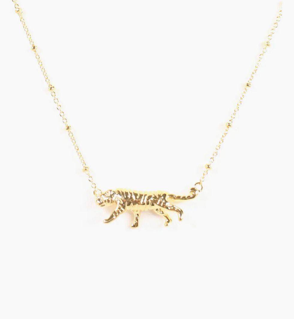 Confident Tiger Necklace