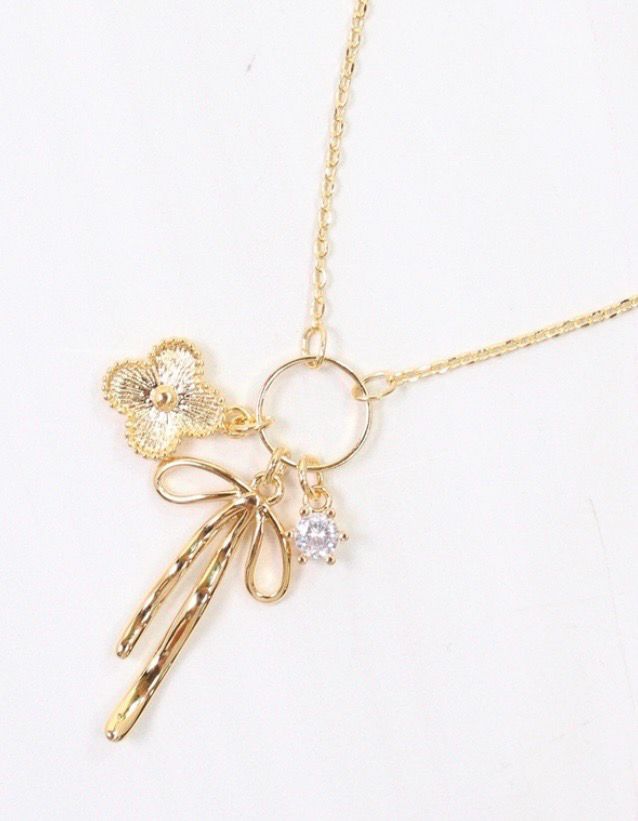 Brandon Bow Necklace