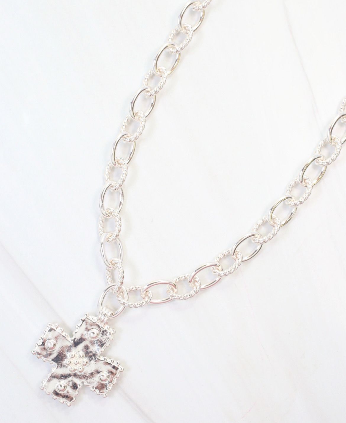 Murray Cross Necklace SILVER