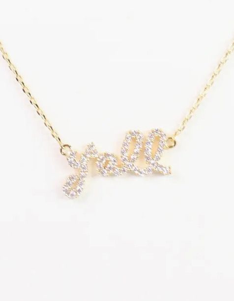 Yall Pave Necklace
