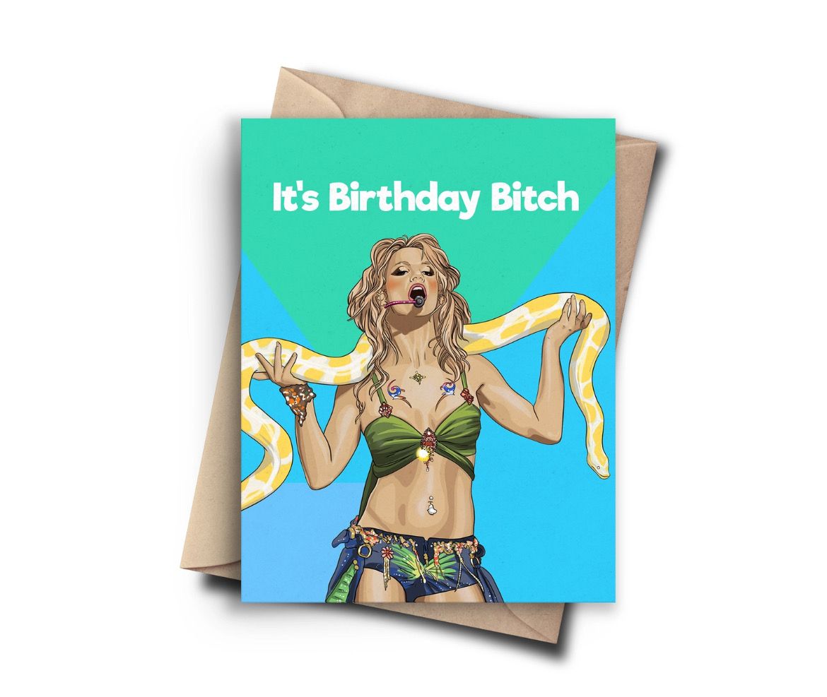 Britney Birthday Card