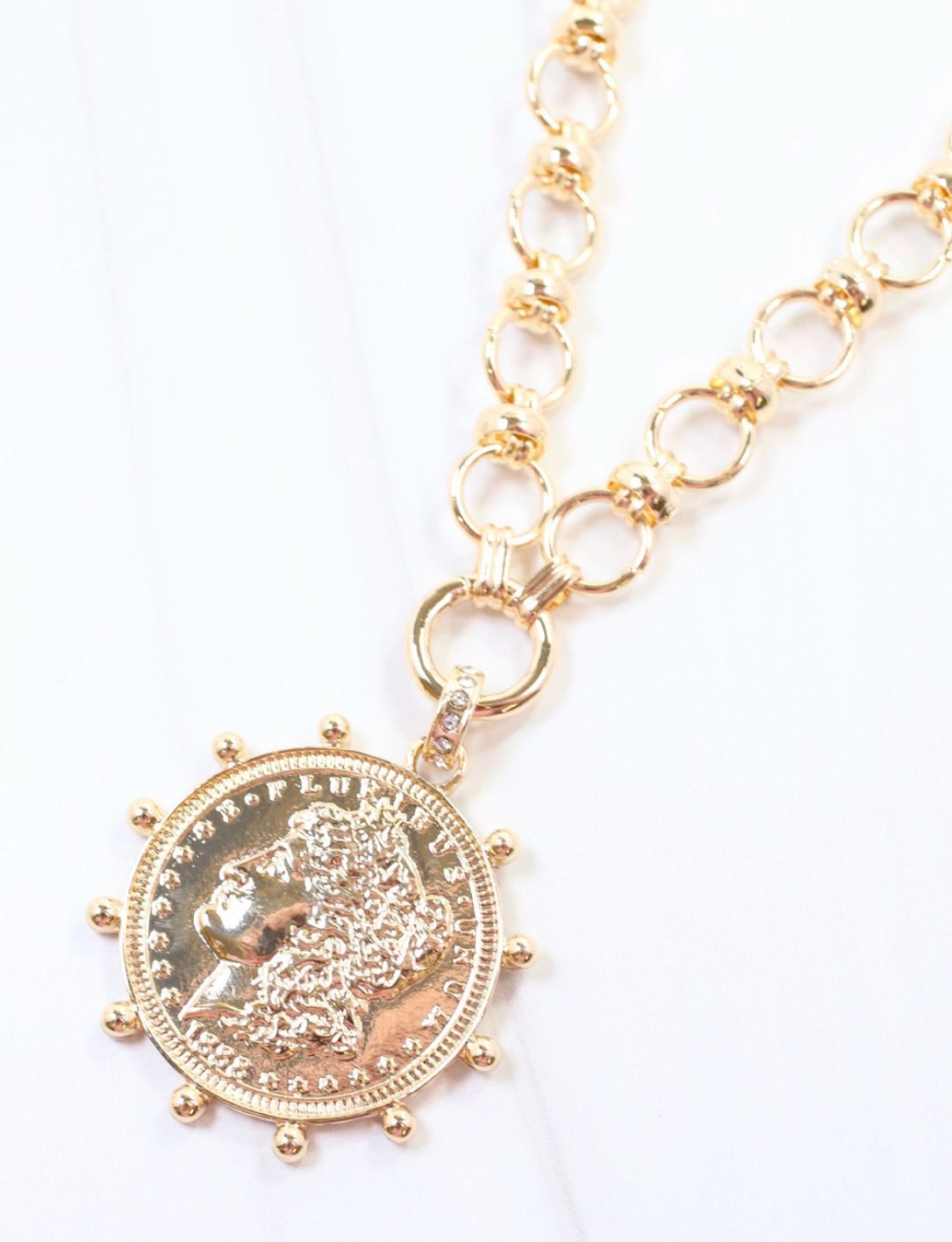 Chandra Coin Necklace