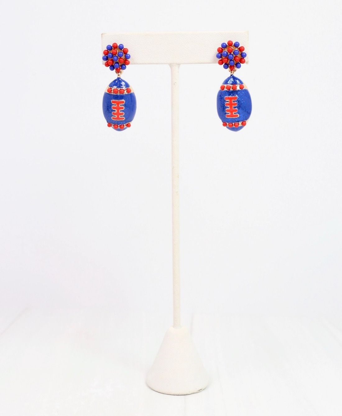 Adler Football Earrings