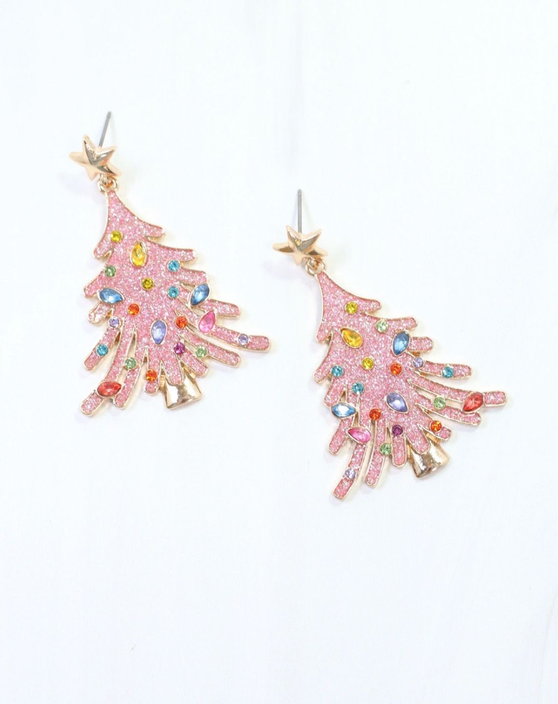 Christmas Sparkle Tree Earrings