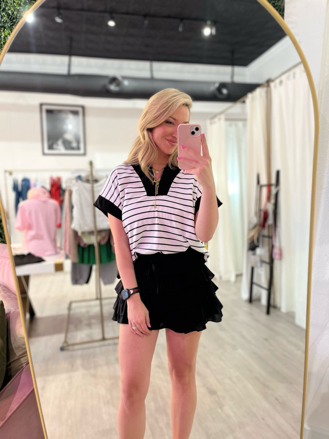 Poplin Mini Skort
