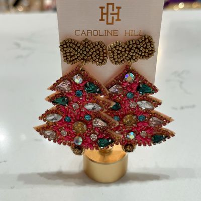 Perfectly Trimmed Tree Earrings