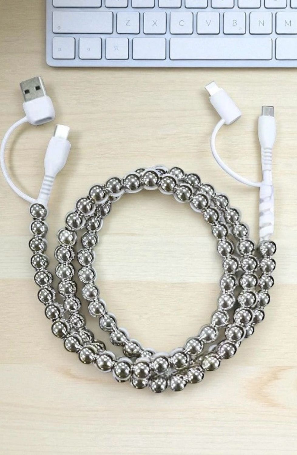 Beaded Charging Cord