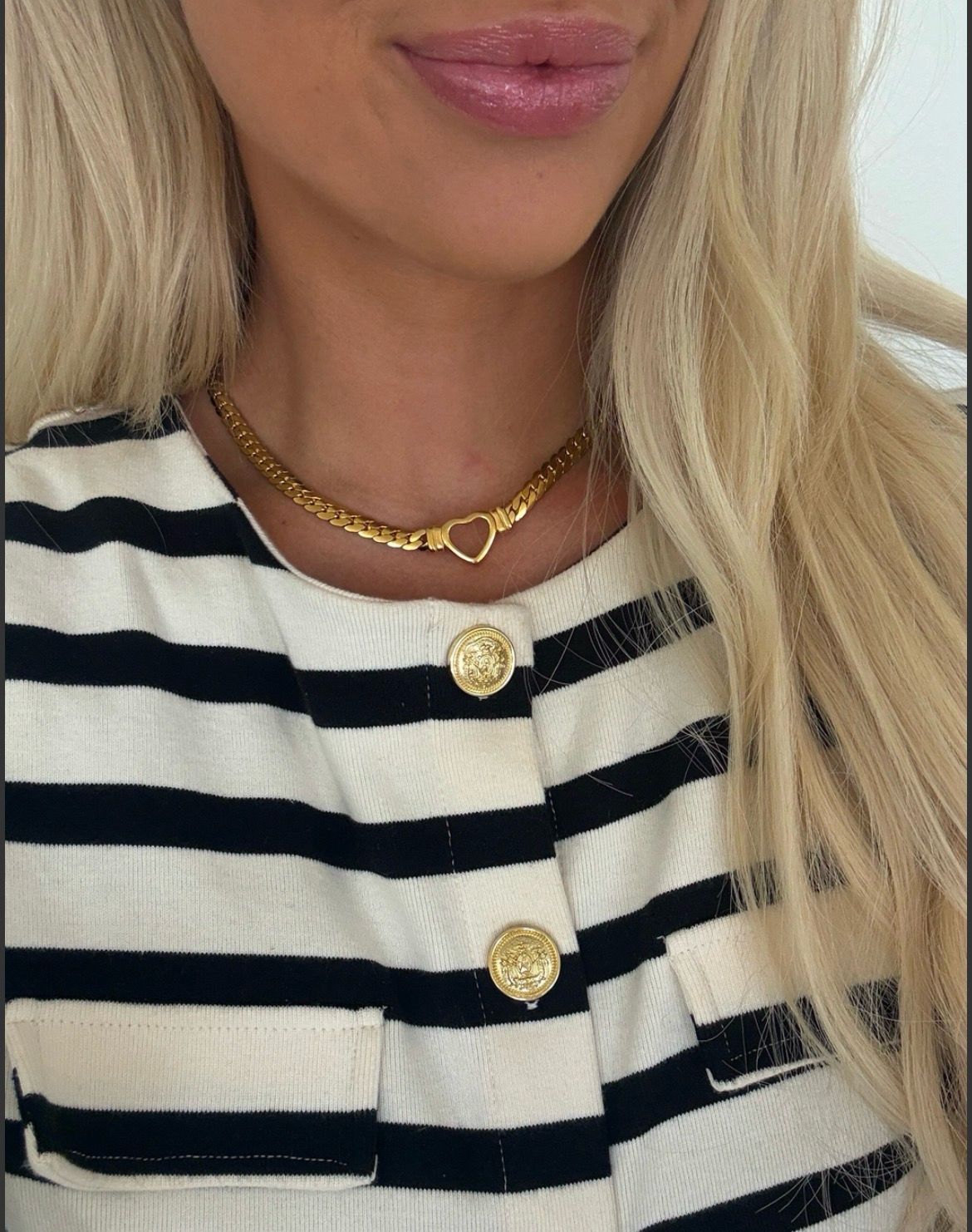 Small Open Heart Necklace