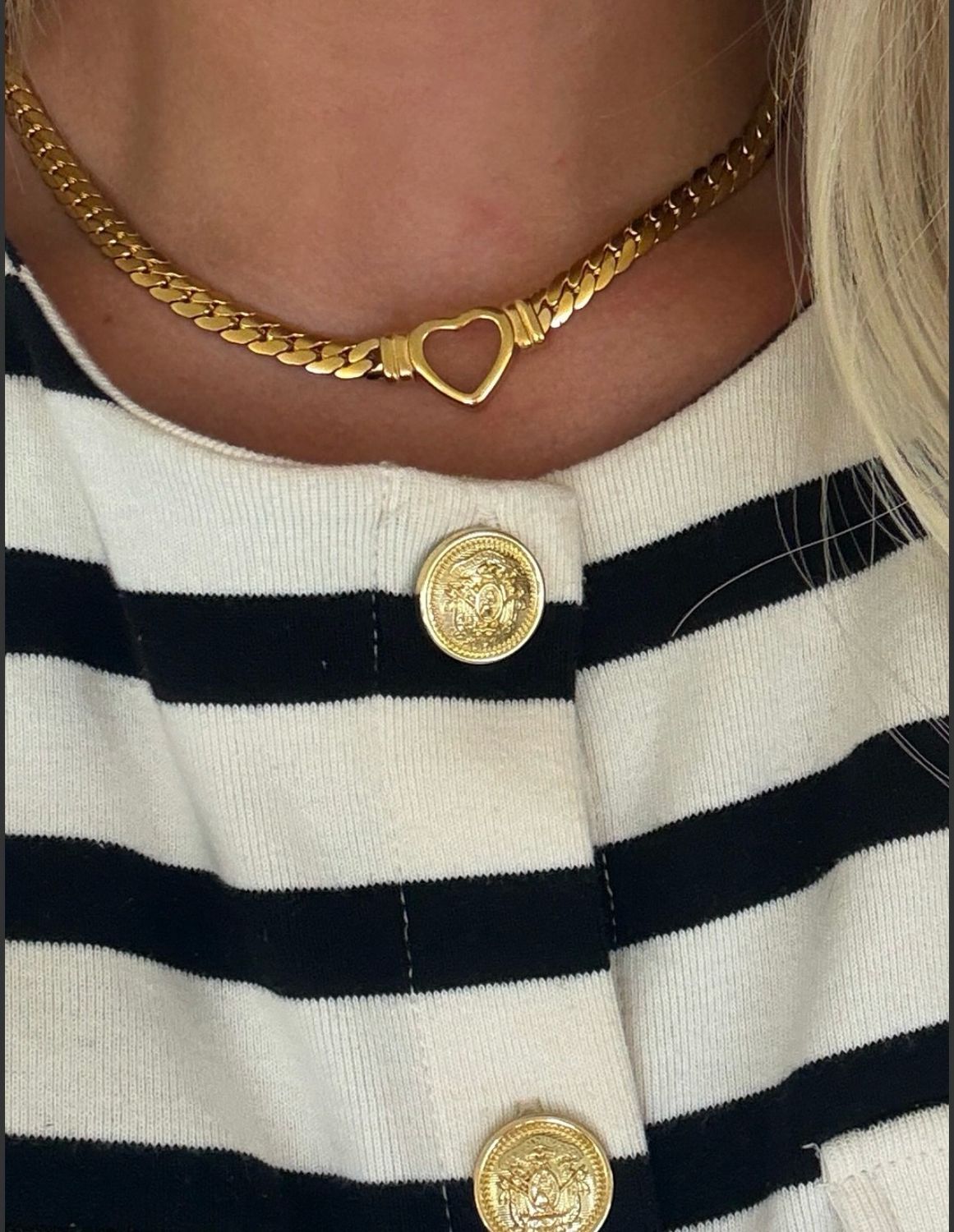 Small Open Heart Necklace