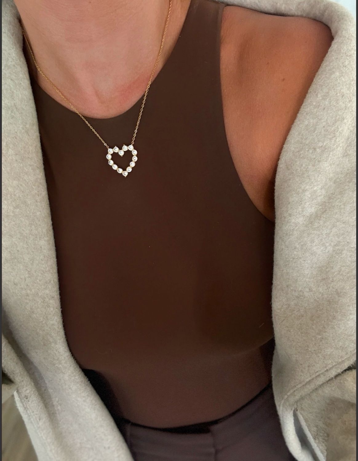 Diamond Heart Necklace