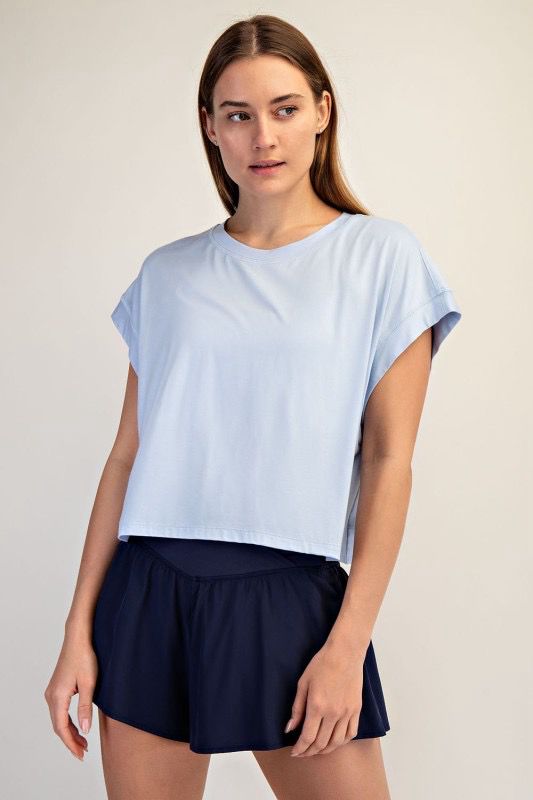 Emma Open Back Top BLUE