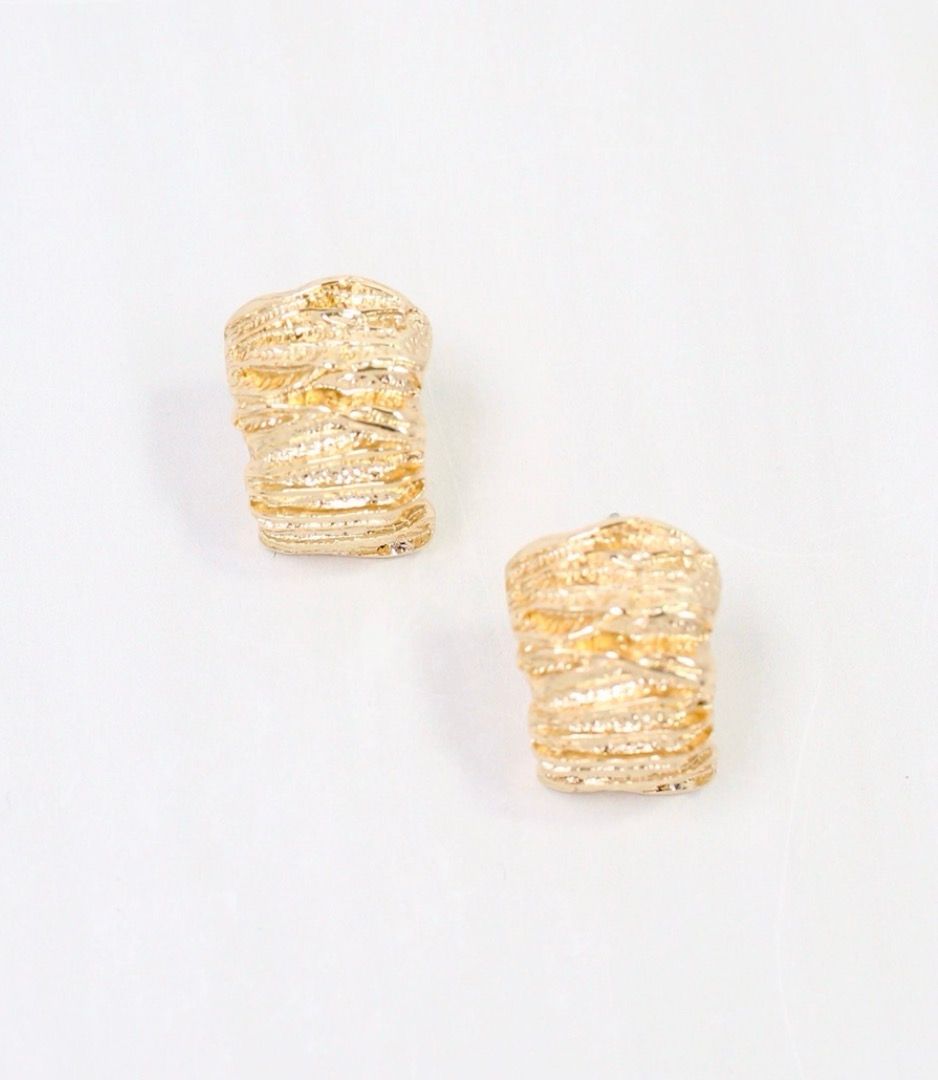 Bowling Textured Earrings