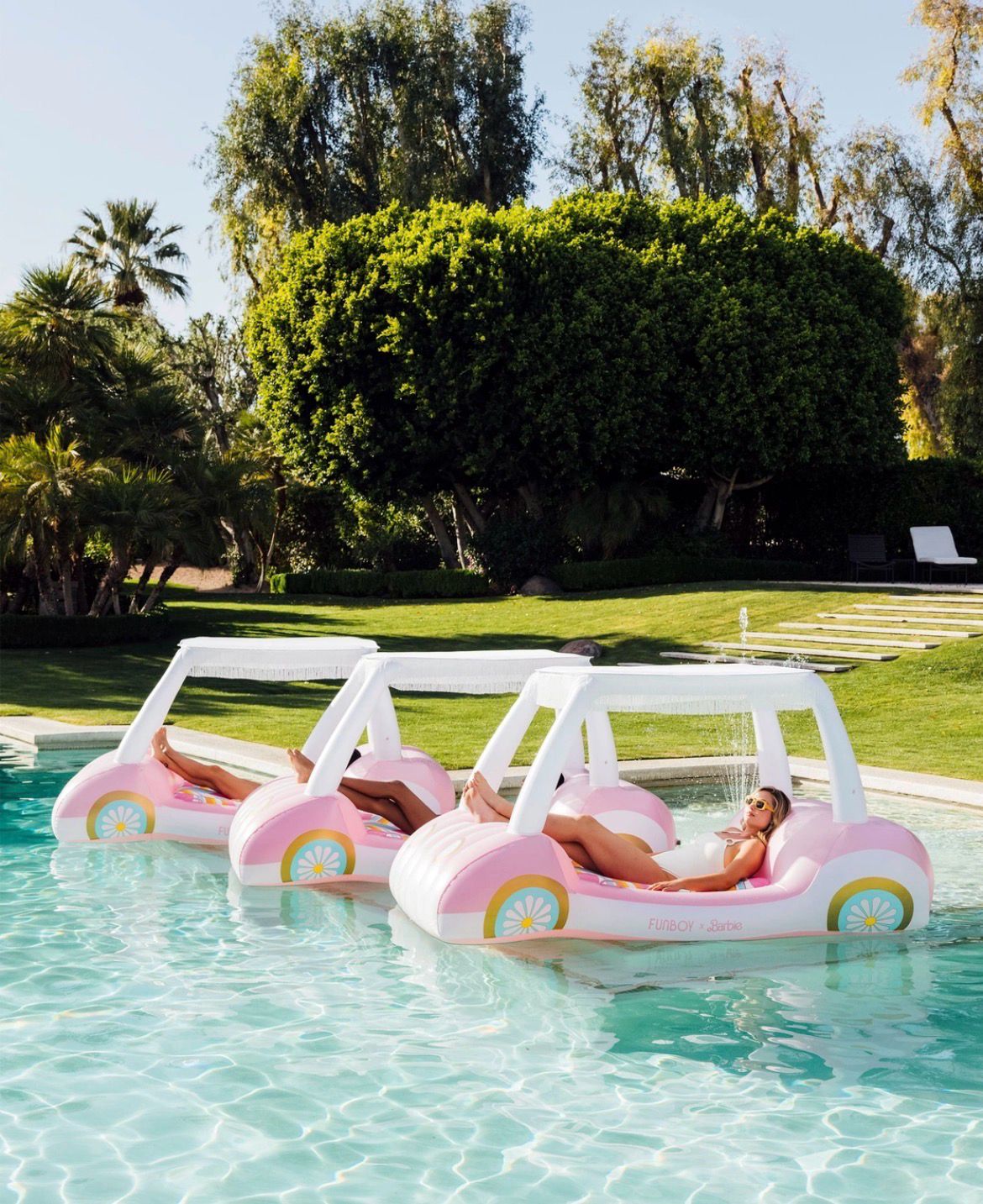 Malibu Barbie Golf Cart Pool Float