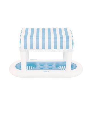 Blue Floating Cabana Bar