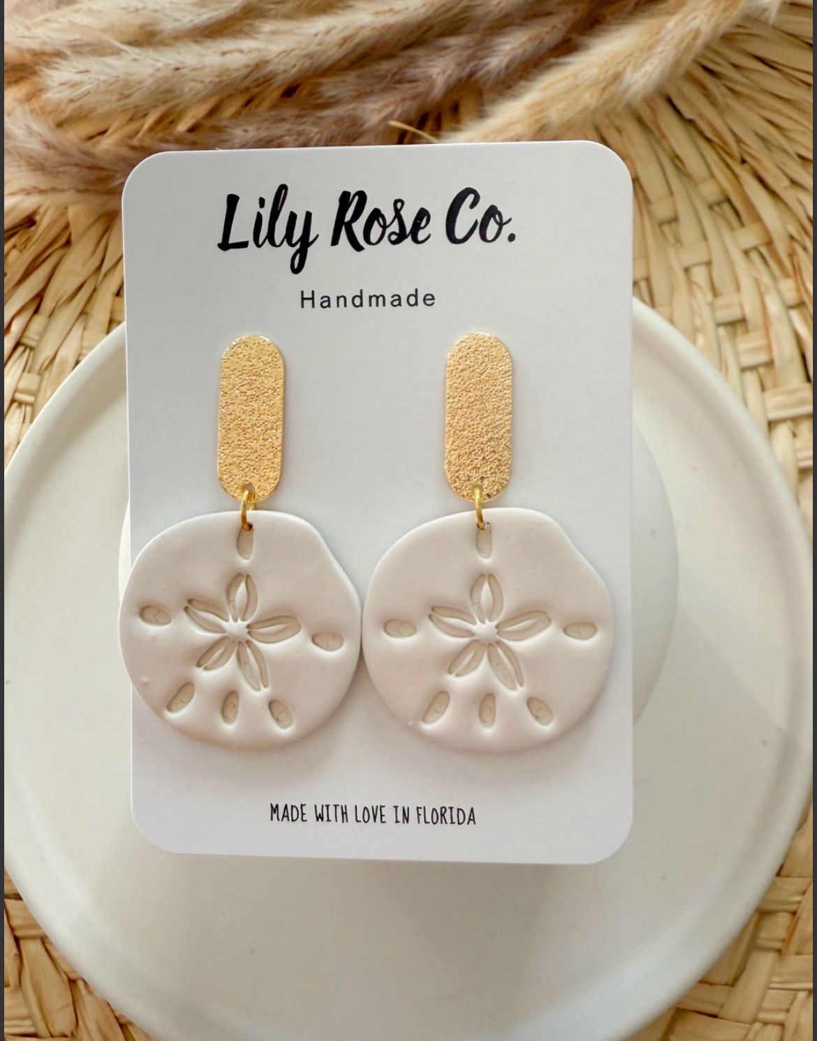 Sand Dollar Earrings