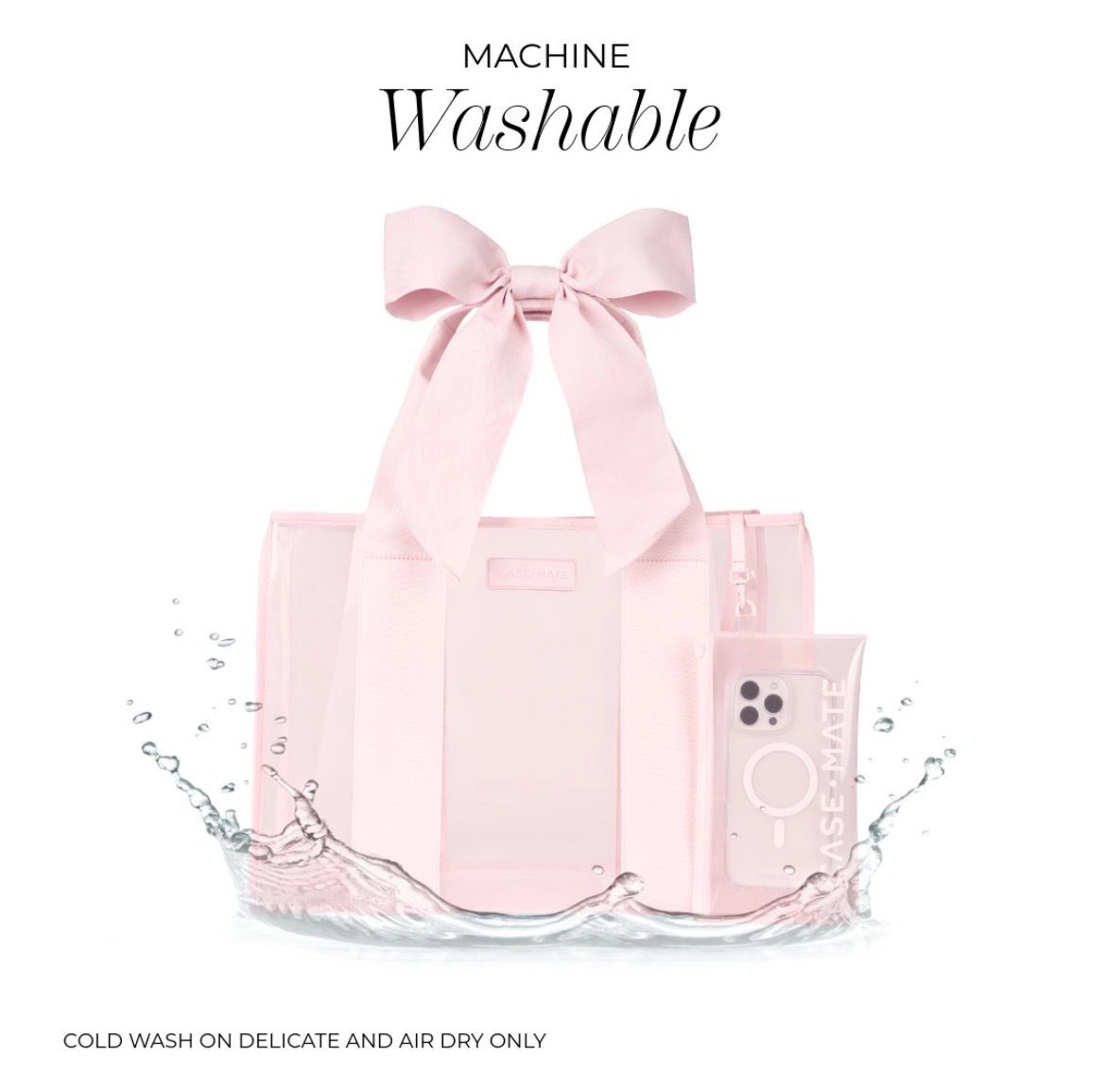 Case-Mate Ballet Pink Jelly Tote