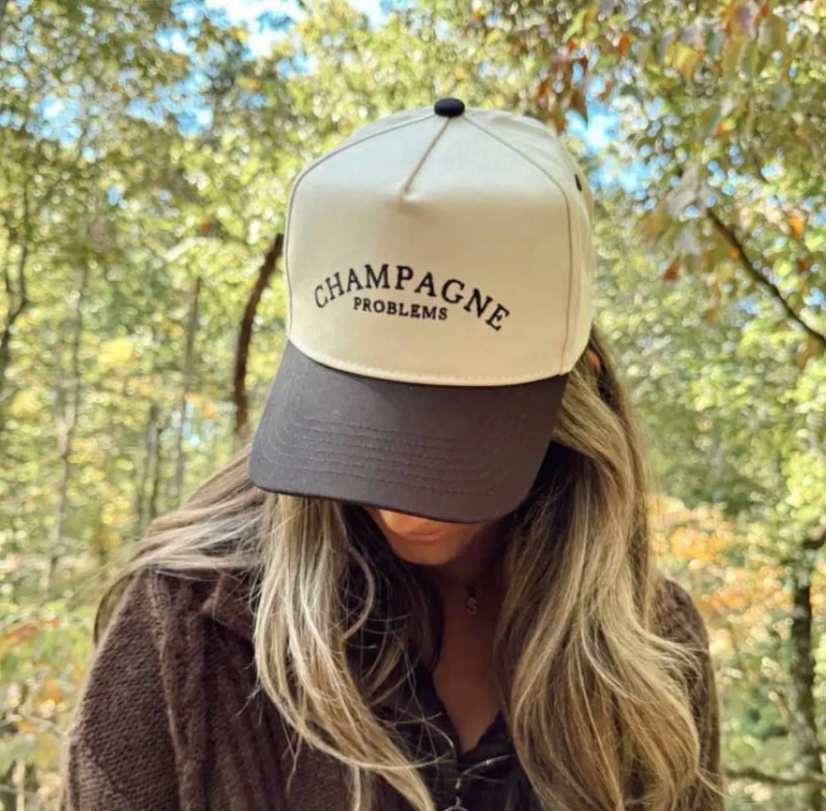 Champagne Problems Trucker Hat