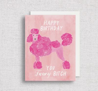 Fancy B Card