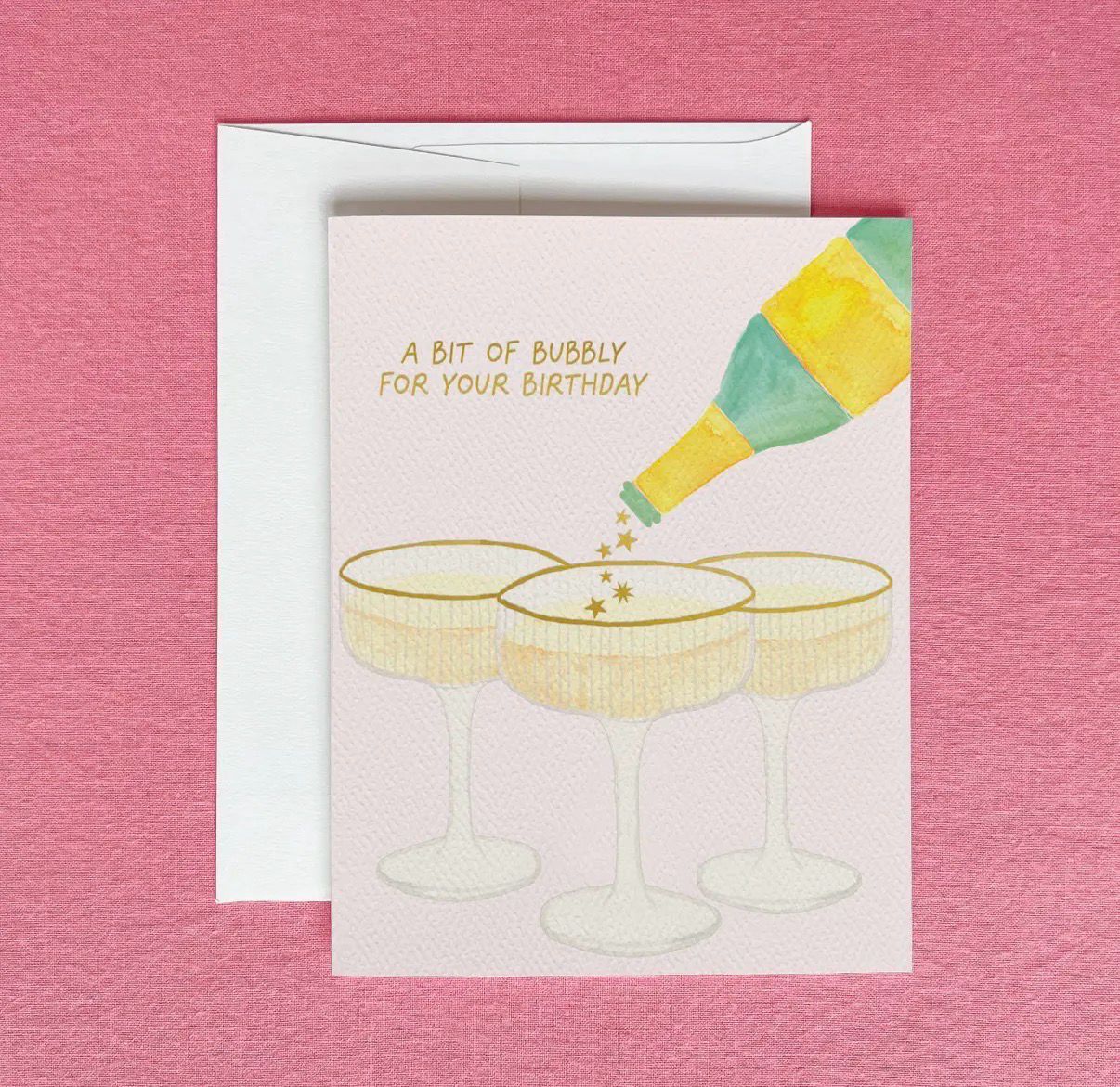 Champagne Card