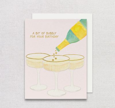 Champagne Card